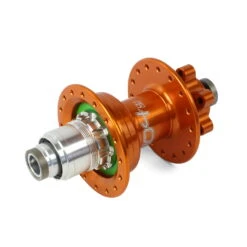 HOPE Moyeu Arrière Pro 4 DH Orange 32 Trous - Roue Libre XD - 7 Vitesses