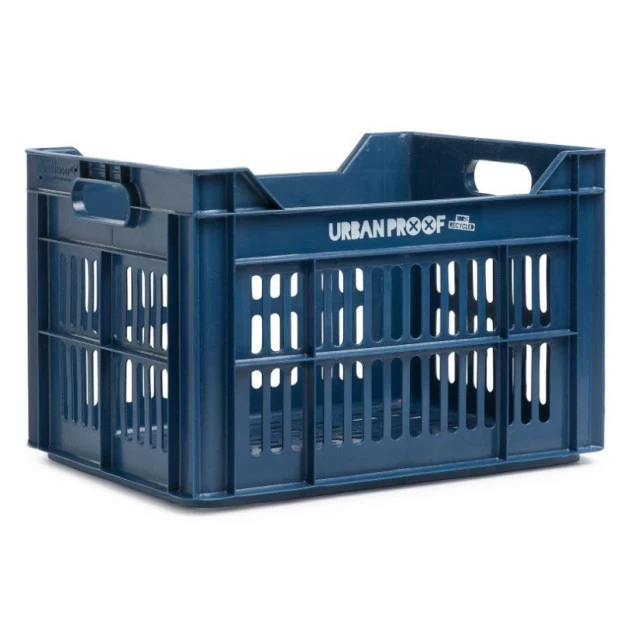 Caisse De Transport Plastique Recyclé Urban Proof Avant/Arrière - 30 L - Bleu Marine 3 Caisse De Transport Plastique Recyclé Urban Proof Avant/Arrière - 30 L - Bleu Marine
