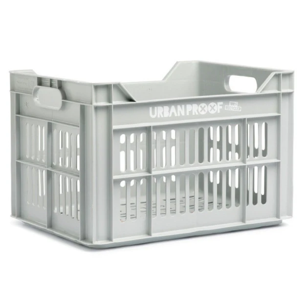 Caisse De Transport Plastique Recyclé Urban Proof Avant/Arrière - 30 L - Gris 3 Caisse De Transport Plastique Recyclé Urban Proof Avant/Arrière - 30 L - Gris