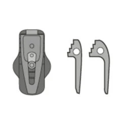 Crochet Fixation Haut Vaude Step Adjust Oversize Hook - [x2]