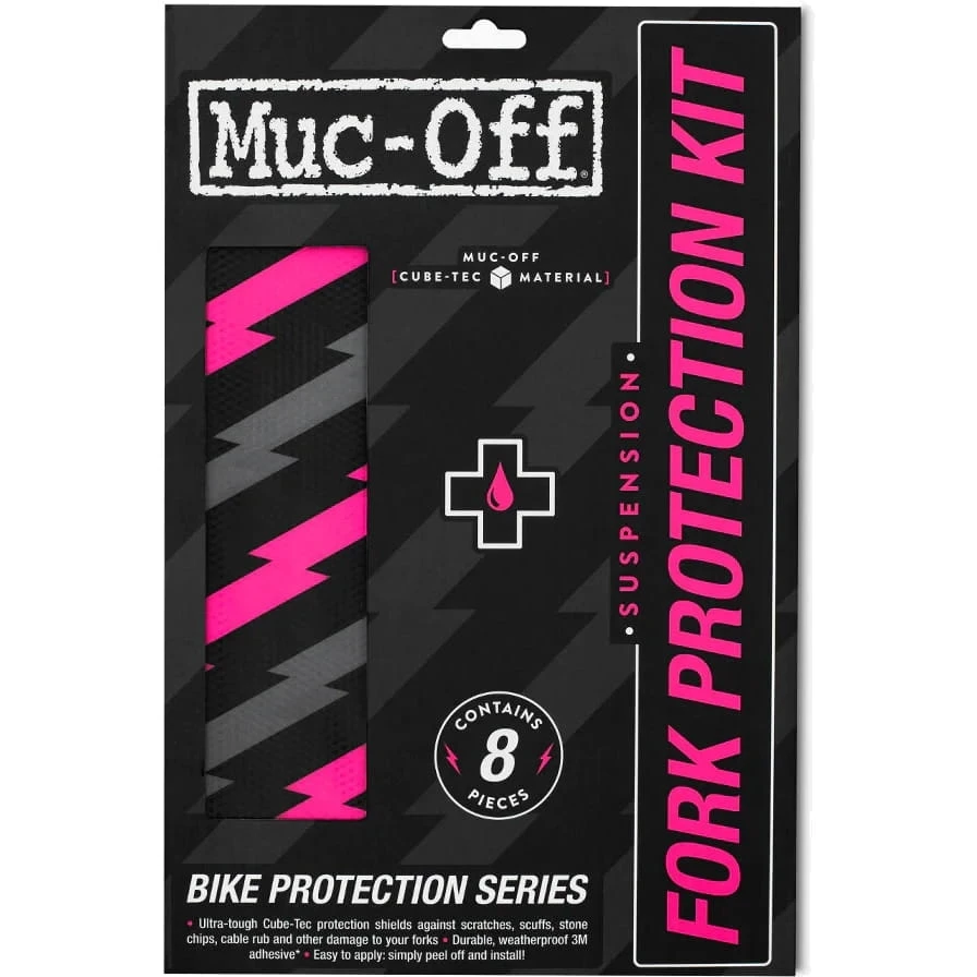 Muc-Off Kit De Protection Pour Fourche - Bolt/Pink 3 Muc-Off Kit De Protection Pour Fourche - Bolt/Pink