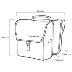 Paire De Sacoches Arrière Blackburn Local Saddle Bag 13L Noir -Vélo Accessoires Boutique paire de sacoches arriere blackburn local saddle bag 13l noir 3