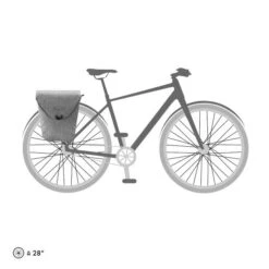 Sacoche Arrière Ortlieb Velo-Shopper 18L Gris Ciment -Vélo Accessoires Boutique sacoche arriere ortlieb velo shopper 18l gris ciment 6