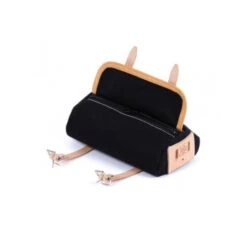 Sacoche De Porte-Bagages Gilles Berthoud GB1015 - Noir-Cuir -Vélo Accessoires Boutique sacoche de porte bagages gilles berthoud gb1015 noir cuir 2