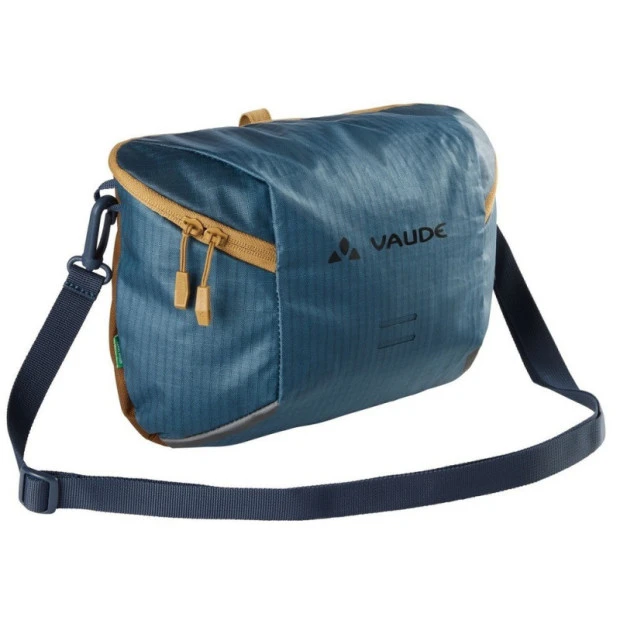 Sacoche Vaude CityBox Bike Bleu / Brun 3 Sacoche Vaude CityBox Bike Bleu / Brun