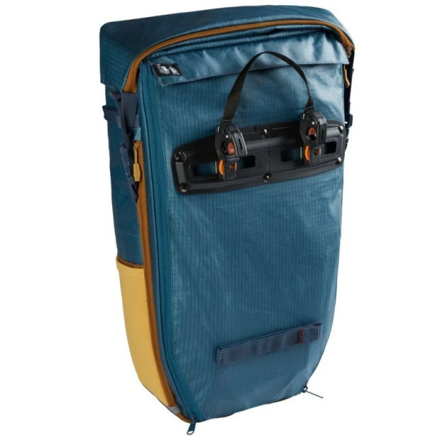 Sacoche Vaude CityGo Bike 23 Bleu / Brun 5 Sacoche Vaude CityGo Bike 23 Bleu / Brun – Image 3